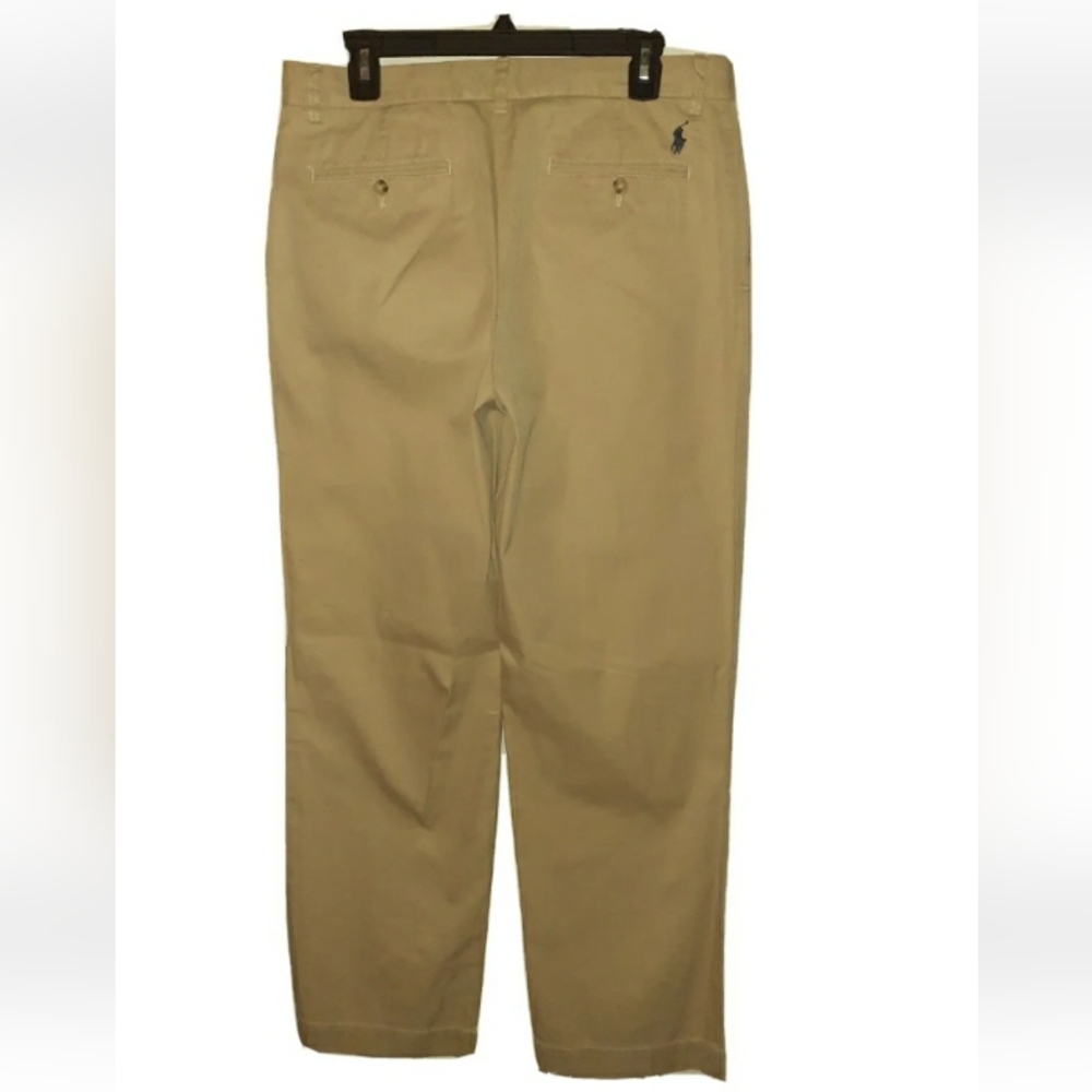Men's 32/32 POLO Ralph Lauren CLASSIC FIT Flat Front Khaki Pants, Chinos